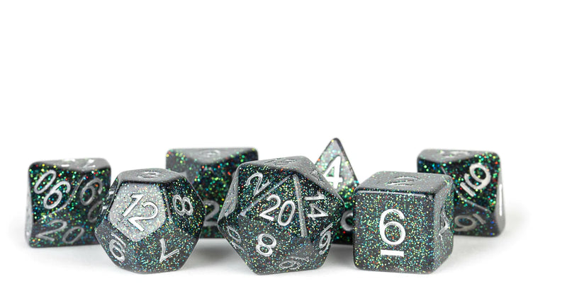 MDG 16mm Acrylic Poly Dice Set: Astro Mica-1