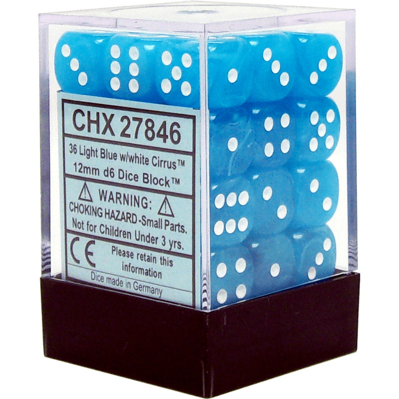 CHX 27846 Cirrus 12mm d6 Light Blue/White Block (36)-1