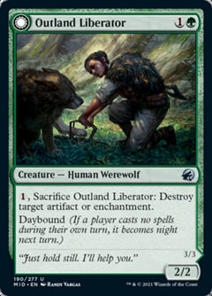 Outland Liberator // Frenzied Trapbreaker [Innistrad: Midnight Hunt]-1