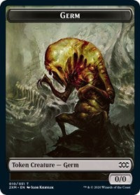 Germ // Ooze Double-Sided Token [Double Masters Tokens]-1