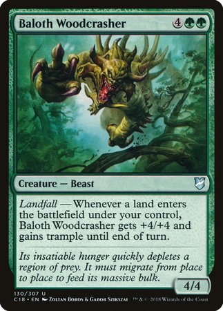 Baloth Woodcrasher [Commander 2018]-1