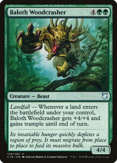 Baloth Woodcrasher [Commander 2018]-1