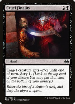 Cruel Finality [Aether Revolt]-1
