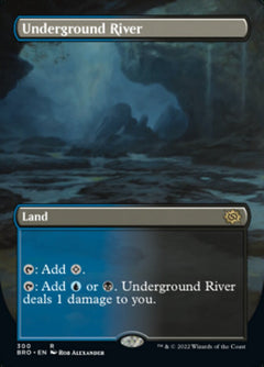 Underground River (Borderless Alternate Art) [The Brothers' War]-1