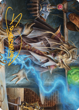 Renari, Merchant of Marvels Art Card (Gold-Stamped Signature) [Commander Legends: Battle for Baldur's Gate Art Series]-1
