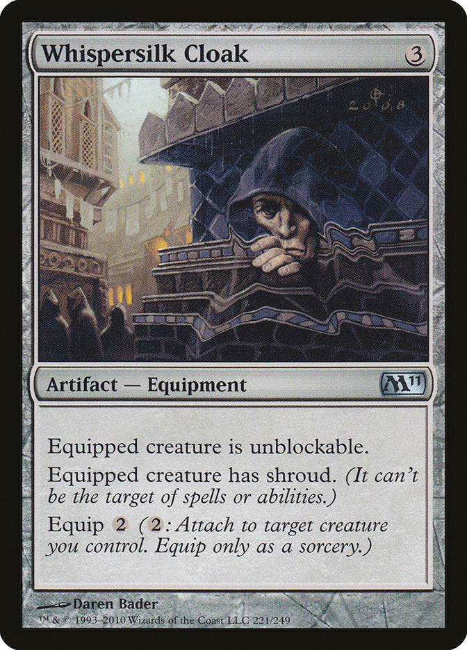 Whispersilk Cloak [Magic 2011]-1
