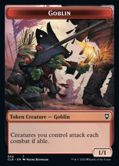 Pirate // Goblin Double-Sided Token [Commander Legends: Battle for Baldur's Gate Tokens]-2