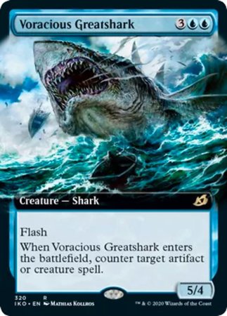 Voracious Greatshark (Extended Art) [Ikoria: Lair of Behemoths]-1