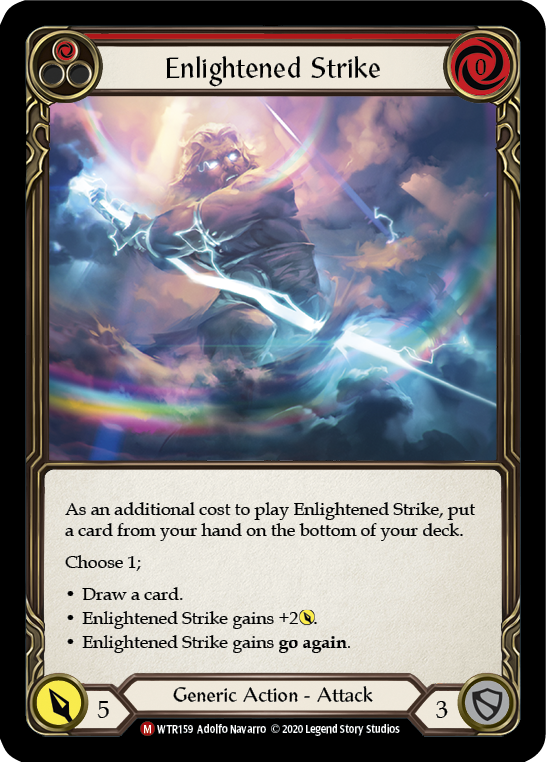 Enlightened Strike [U-WTR159] (Welcome to Rathe Unlimited)  Unlimited Rainbow Foil-1
