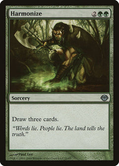Harmonize [Duel Decks: Garruk vs. Liliana]-1