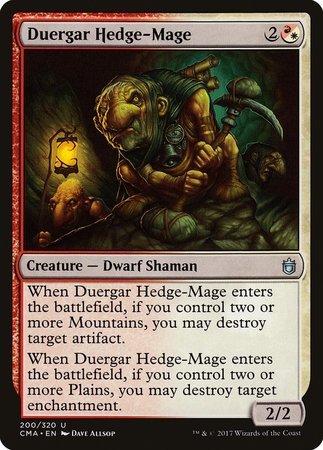 Duergar Hedge-Mage [Commander Anthology]-1