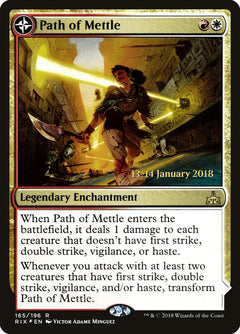 Path of Mettle // Metzali, Tower of Triumph [Rivals of Ixalan Prerelease Promos]-1