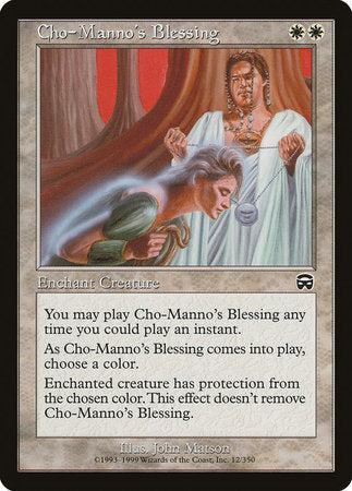 Cho-Manno's Blessing [Mercadian Masques]