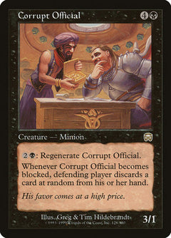 Corrupt Official [Mercadian Masques]-1