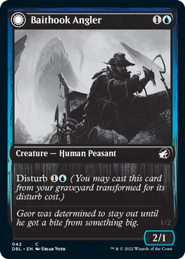 Baithook Angler // Hook-Haunt Drifter [Innistrad: Double Feature]-1