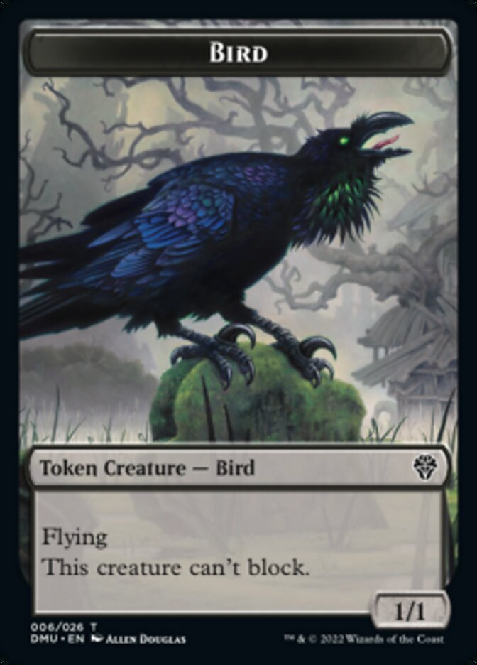 Soldier // Bird (006) Double-Sided Token [Dominaria United Tokens]-2