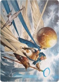 Linvala, Shield of Sea Gate Art Card [Zendikar Rising Art Series]-1