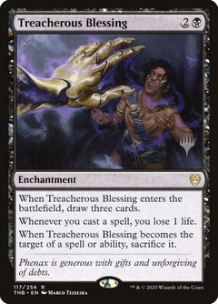 Treacherous Blessing (Promo Pack) [Theros Beyond Death Promos]-1