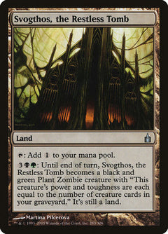 Svogthos, the Restless Tomb [Ravnica: City of Guilds]-1