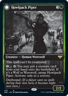 Howlpack Piper // Wildsong Howler [Innistrad: Double Feature]-1