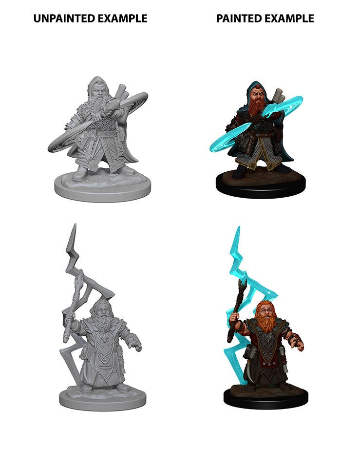 Pathfinder Deep Cuts Unpainted Miniatures Dwarf Male Sorcerer