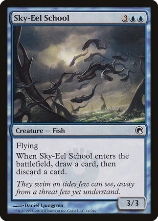Sky-Eel School [Scars of Mirrodin]-1