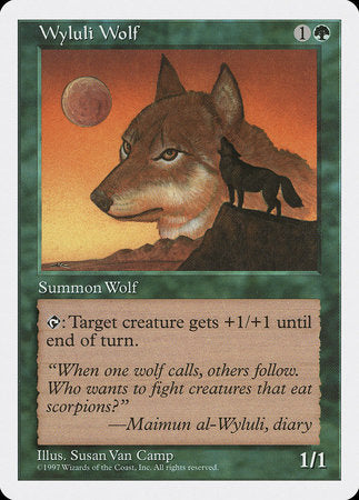 Wyluli Wolf [Fifth Edition]