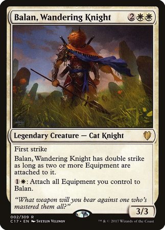 Balan, Wandering Knight [Commander 2017]-1