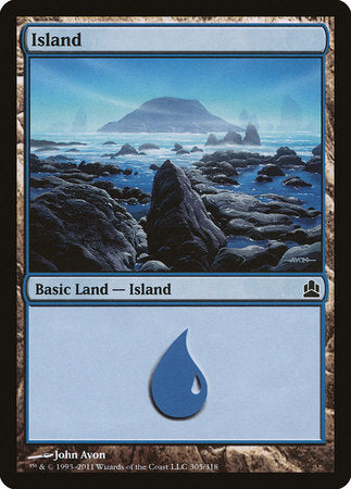 Island (305) [Commander 2011]-1