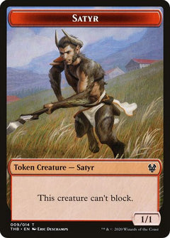 Elemental // Satyr Double-Sided Token [Challenger Decks 2020 Tokens]-2