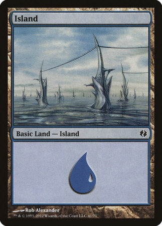 Island (41) [Duel Decks: Venser vs. Koth]-1