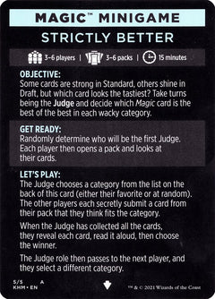 Strictly Better (Magic Minigame) [Kaldheim Minigame]-1