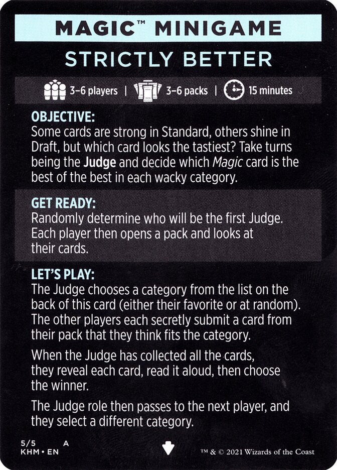 Strictly Better (Magic Minigame) [Kaldheim Minigame]-1
