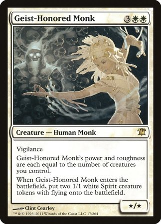 Geist-Honored Monk [Innistrad]-1