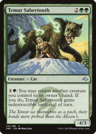 Temur Sabertooth [Fate Reforged]-1