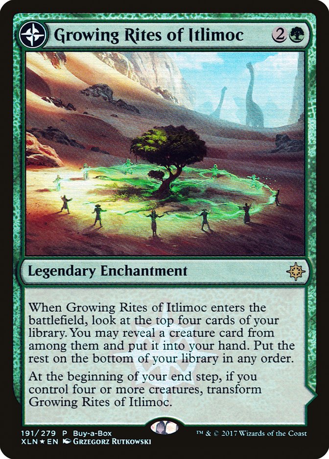 Growing Rites of Itlimoc // Itlimoc, Cradle of the Sun (Buy-A-Box) [Ixalan Treasure Chest]-1