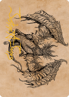 Ganax, Astral Hunter Art Card (Gold-Stamped Signature) [Commander Legends: Battle for Baldur's Gate Art Series]-1