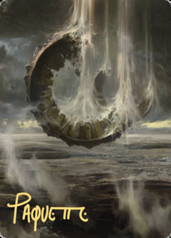 Wasteland Art Card (Gold-Stamped Signature) [Zendikar Rising Art Series]-1