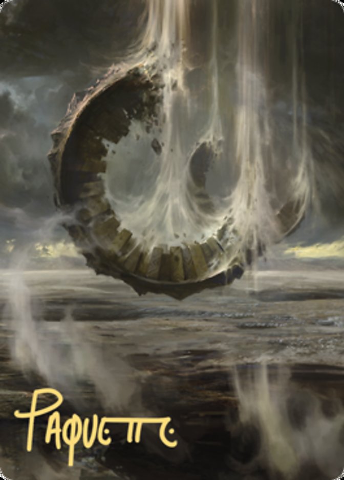 Wasteland Art Card (Gold-Stamped Signature) [Zendikar Rising Art Series]-1