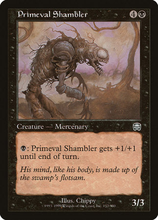 Primeval Shambler [Mercadian Masques]-1