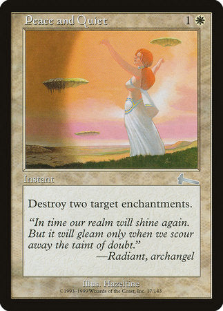 Peace and Quiet [Urza's Legacy]-1