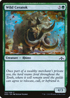 Wild Ceratok [Guilds of Ravnica]-1