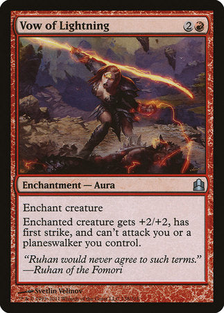 Vow of Lightning [Commander 2011]-1