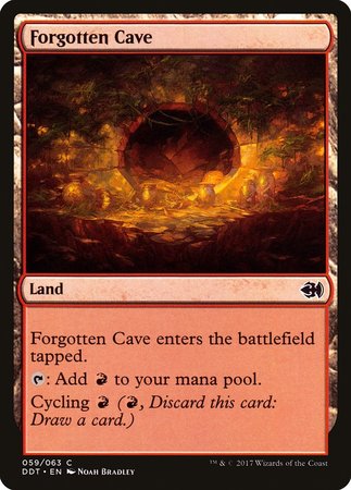 Forgotten Cave [Duel Decks: Merfolk vs. Goblins]-1