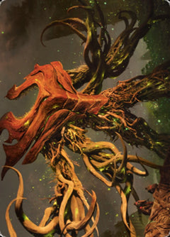 Ashaya, Soul of the Wild Art Card (Gold-Stamped Signature) [Zendikar Rising Art Series]-1