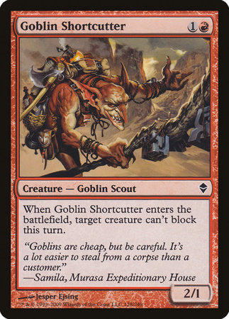 Goblin Shortcutter [Zendikar]-1