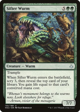 Sifter Wurm [Hour of Devastation]-1
