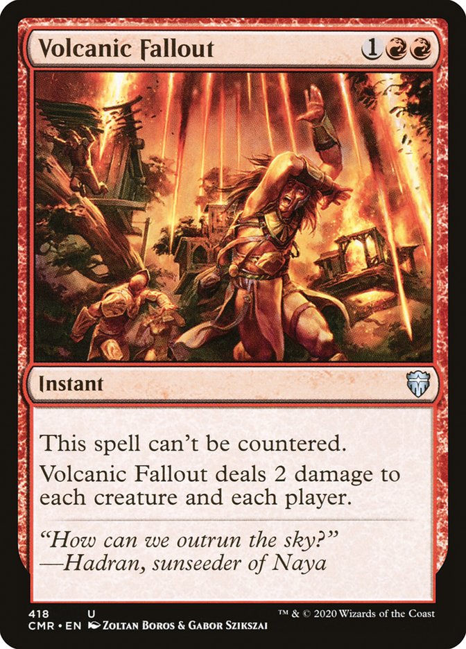 Volcanic Fallout [Commander Legends]-1