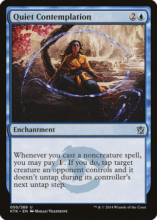 Quiet Contemplation [Khans of Tarkir]-1