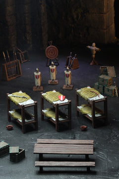 WizKids 4D Settings Castle Barracks-1